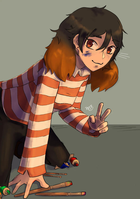 Fanart of Kuwana from Blue Period